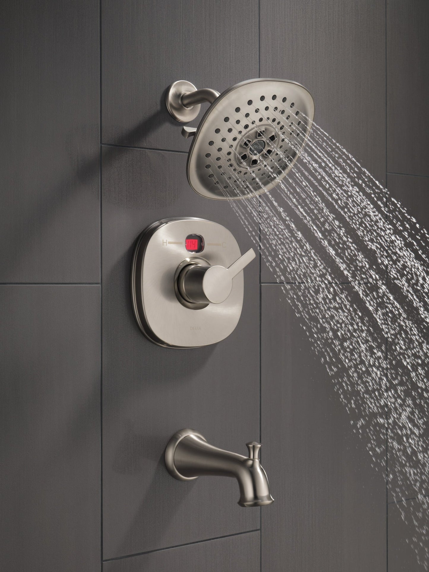 Delta Lahara RP51303SS Tub Spout - Pull-Up Diverter