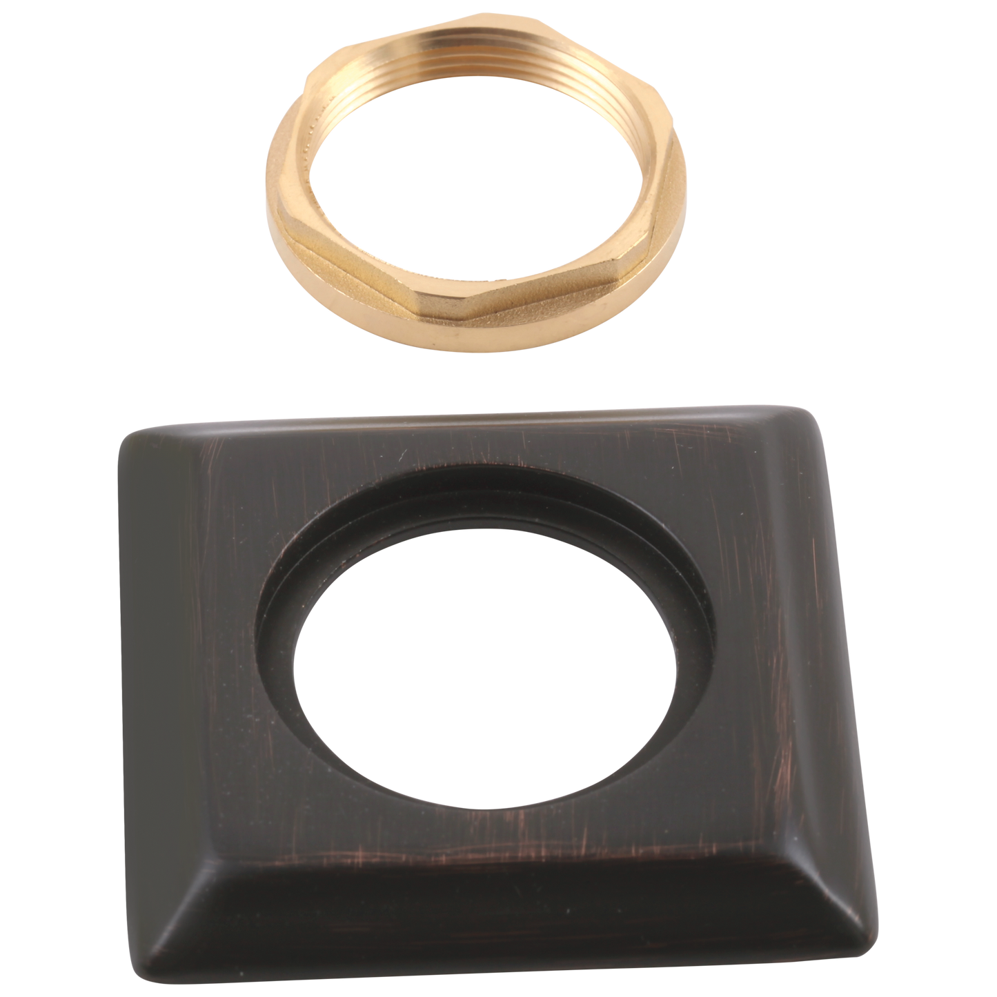 Delta Dryden RP53410 Handle Base, Nut & Gasket - Roman Tub, Venetian Bronze
