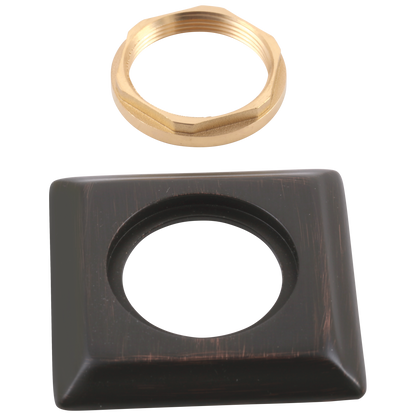 Delta Dryden RP53410 Handle Base, Nut & Gasket - Roman Tub, Venetian Bronze