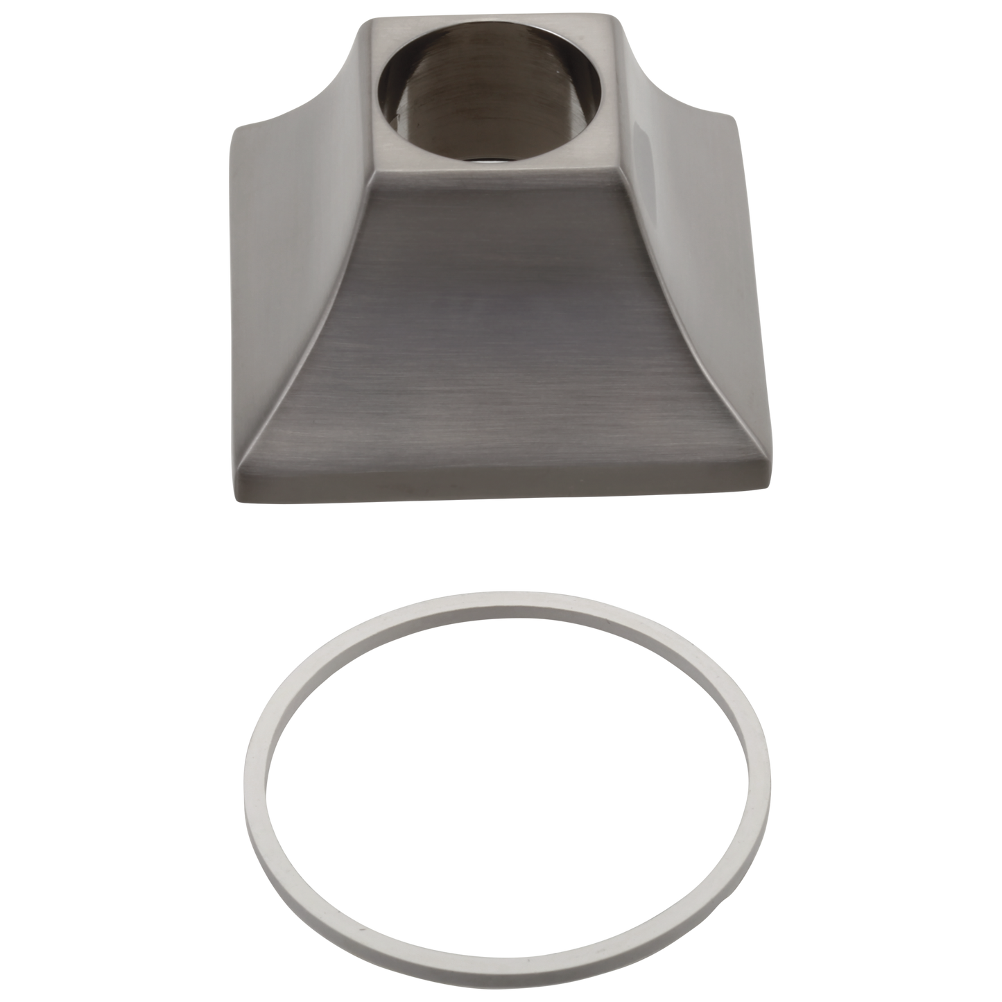 Delta Dryden RP53412SS Handle Base & Gasket - Roman Tub, stainless steel