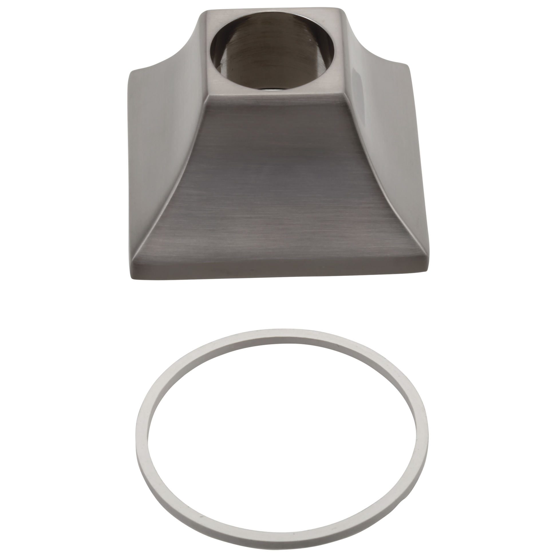 Delta Dryden RP53412SS Handle Base & Gasket - Roman Tub, stainless steel
