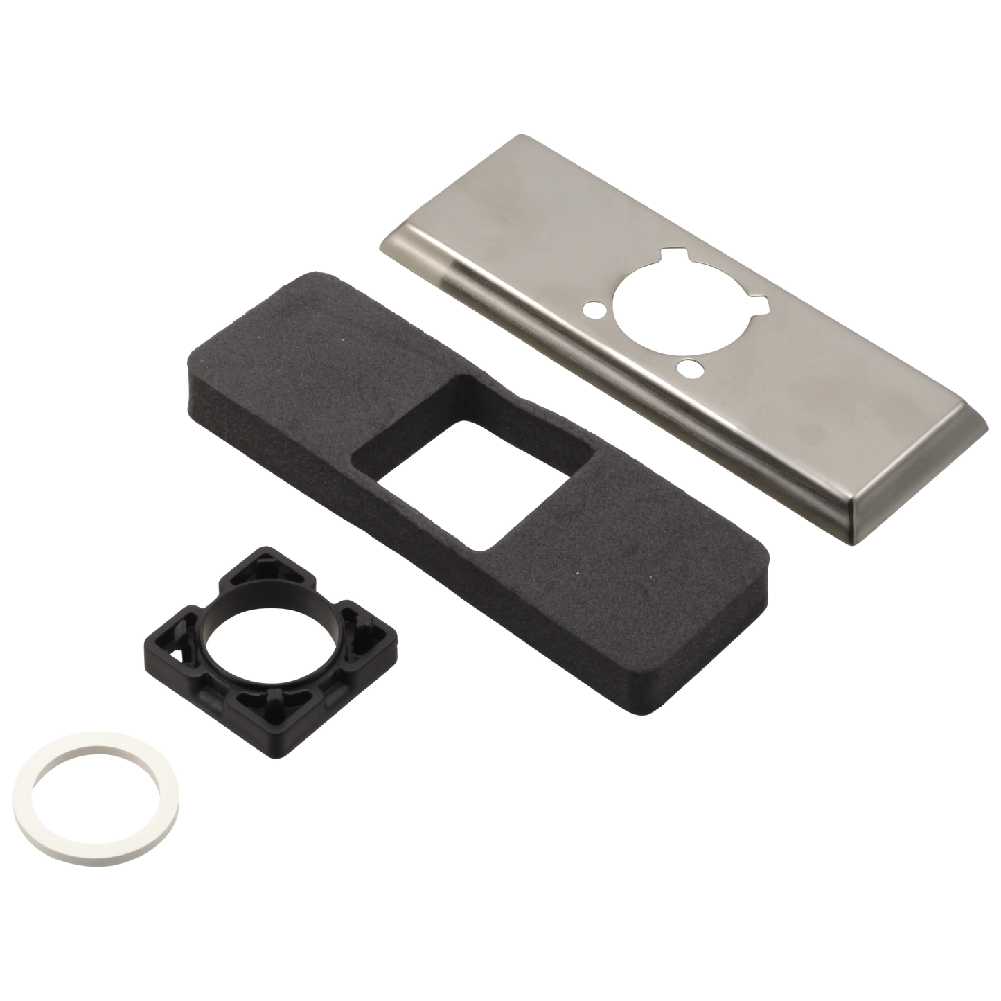 Delta Dryden RP61840SP Escutcheon - 3 Hole - 1H Bathroom, Stainless Steel