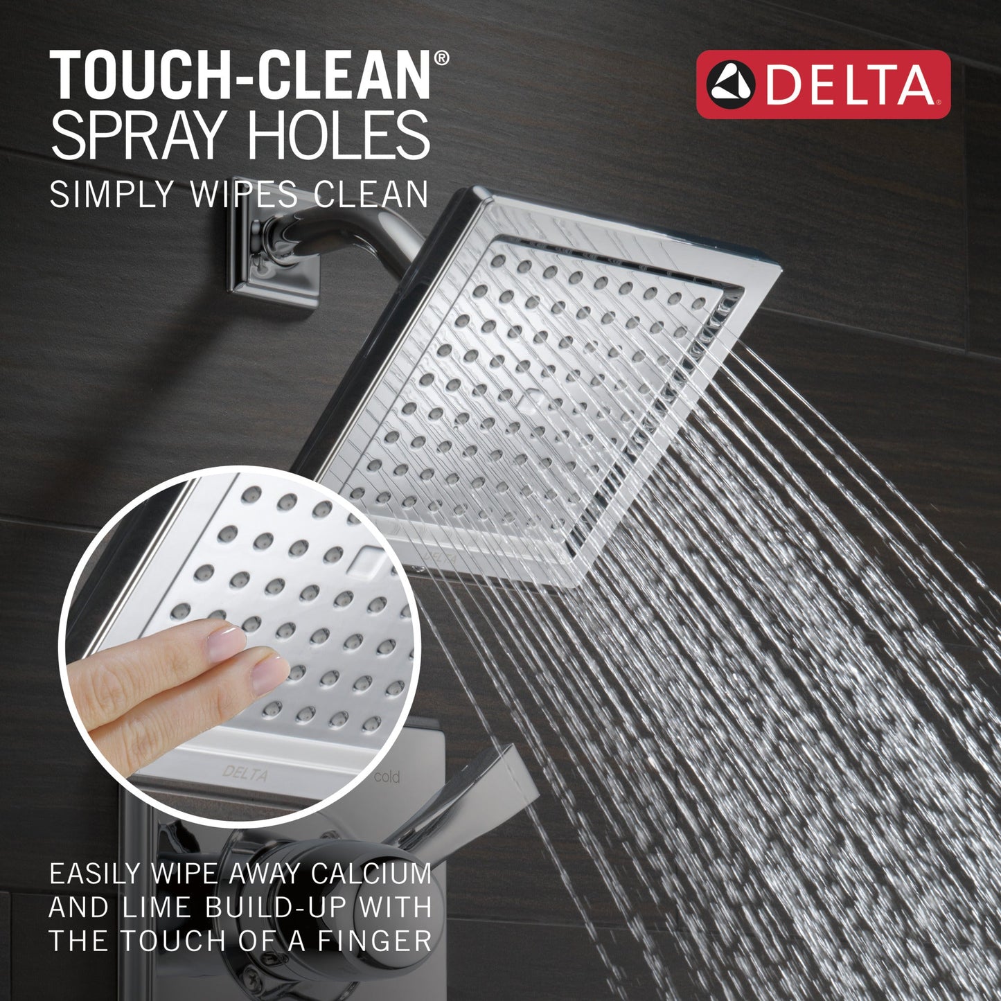 Delta Universal Showering Components RP62283PN Single-Setting Raincan Shower Head