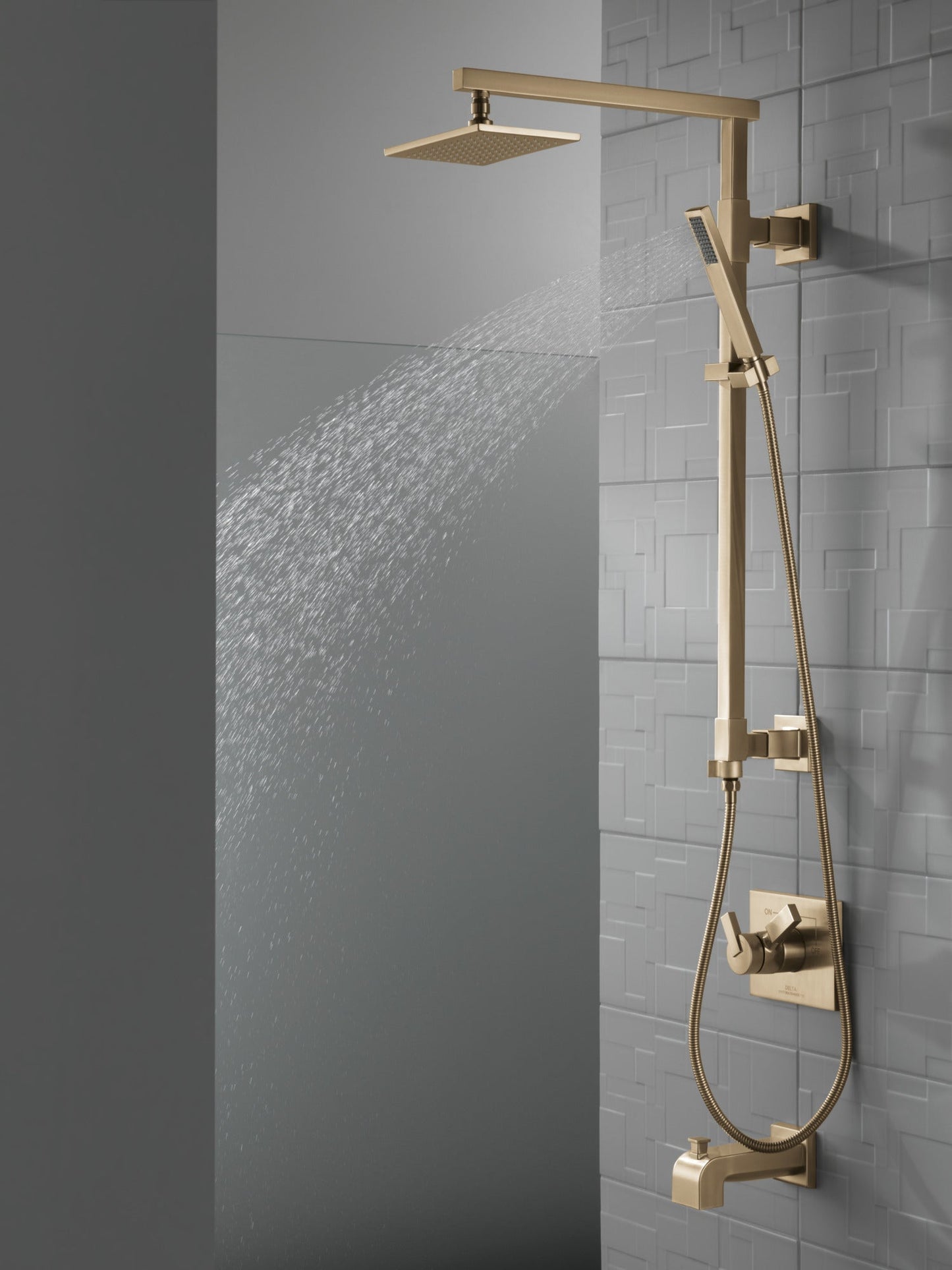 Delta Vero RP62954RB Hand Shower - Rectangular - Roman Tub