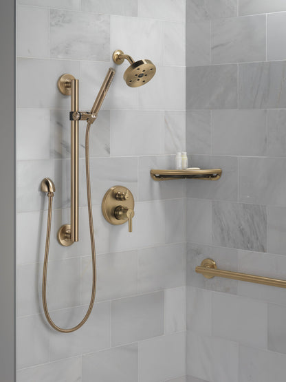 Delta Universal Showering Components RP70175RB H2OKINETIC Single-Setting Raincan Shower Head