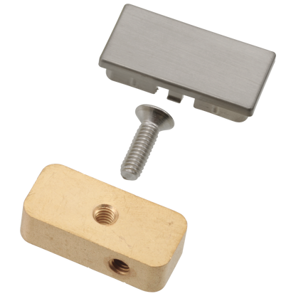 Delta RP72432PN End Cap, Screw & Top Elbow, Stainless Steel