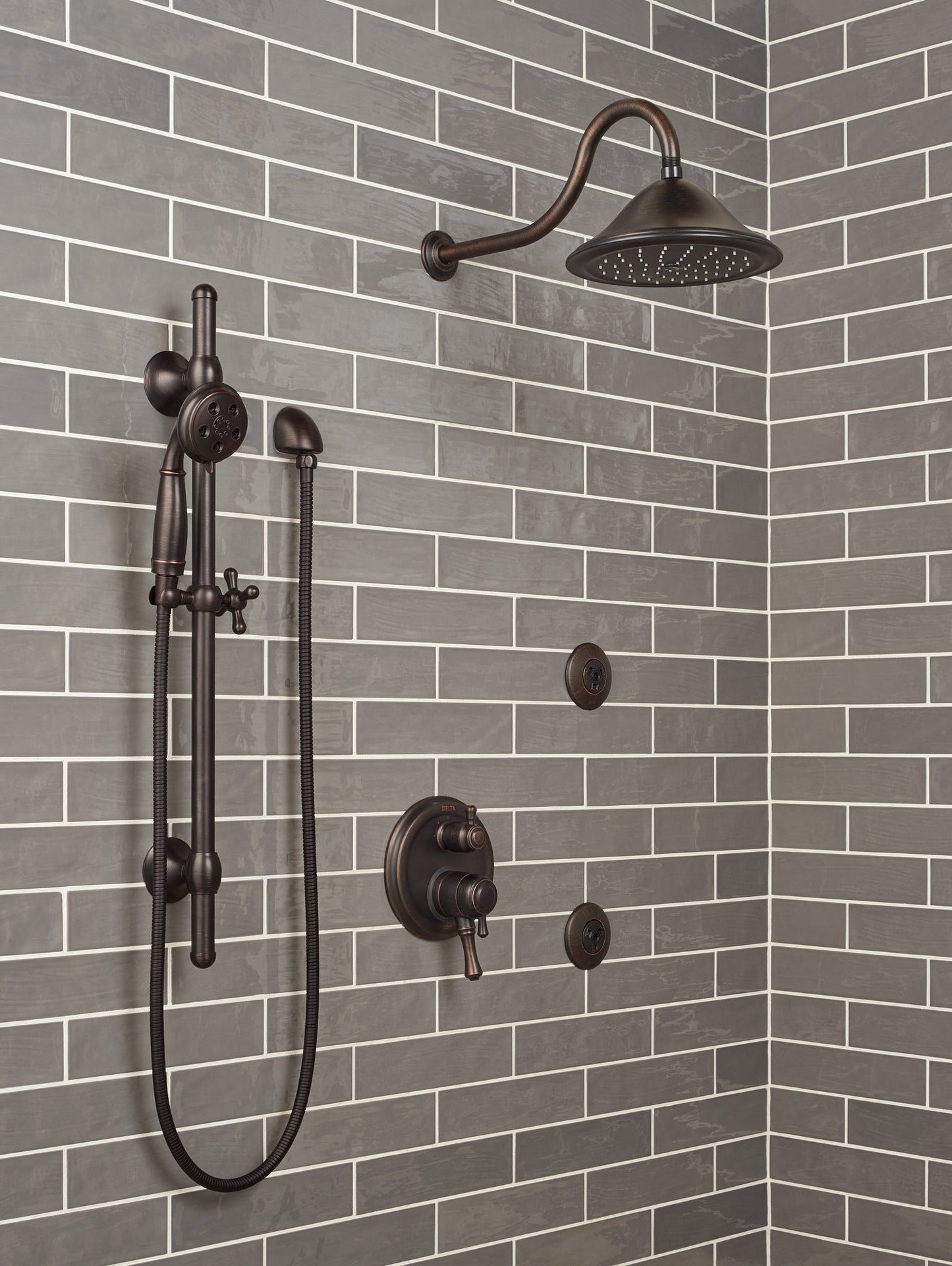 Delta Universal Showering Components RP72568RB Single-Setting Raincan Shower Head