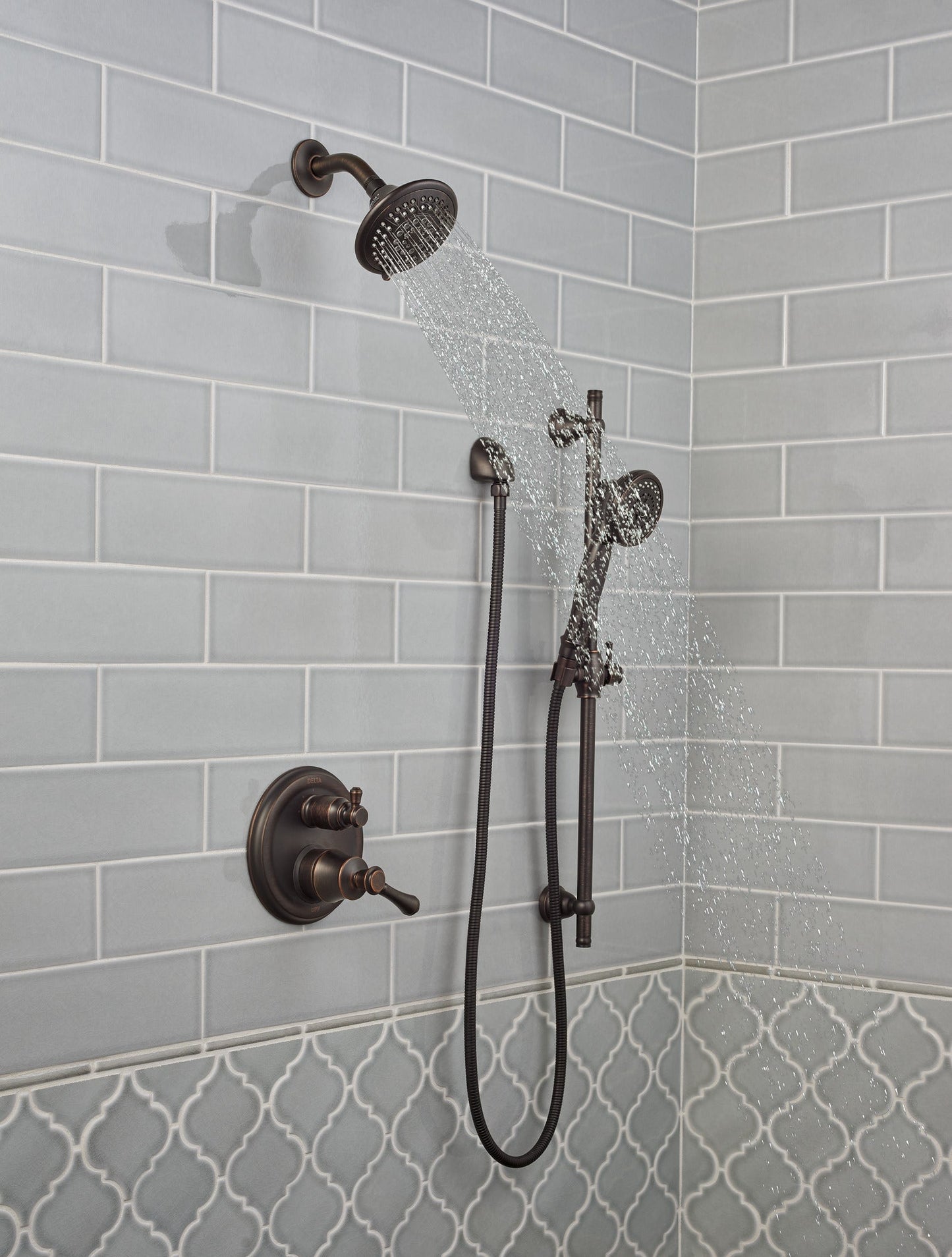 Delta Universal Showering Components RP78575CZ 5-Setting Raincan Shower Head