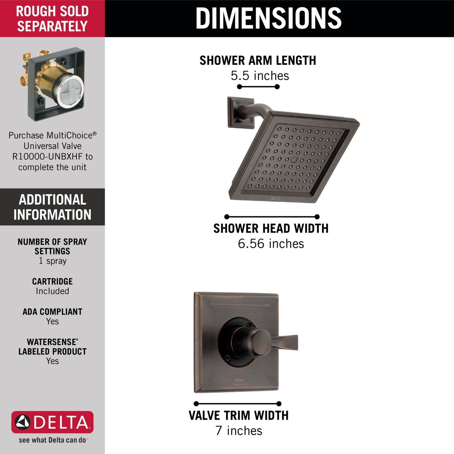 Delta Dryden T14251 Monitor 14 Series Shower Trim