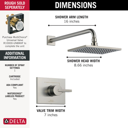 Delta Vero T14253 Monitor 14 Series Shower Trim