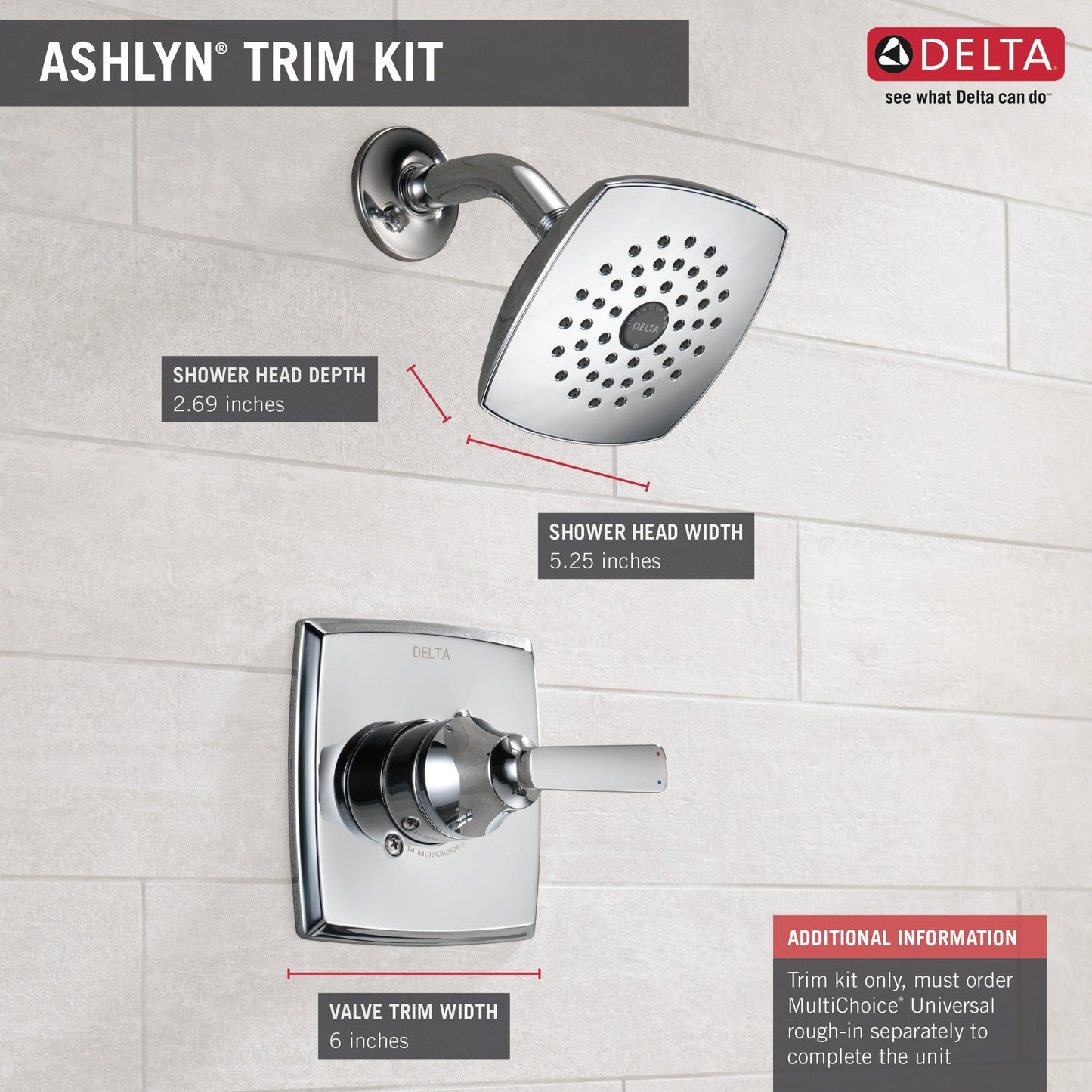 Delta Ashlyn:T14264 Monitor 14 Series Shower Trim