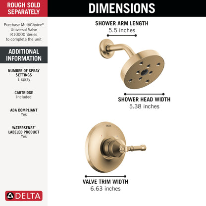 Delta Broderick T14284 14 Series Shower Trim