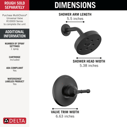 Delta Broderick T14284 14 Series Shower Trim