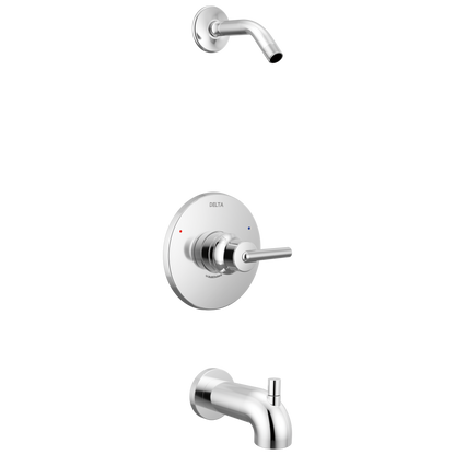 Delta Trinsic T14459 Monitor 14 Series Tub & Shower Trim - Less Head, chrome
