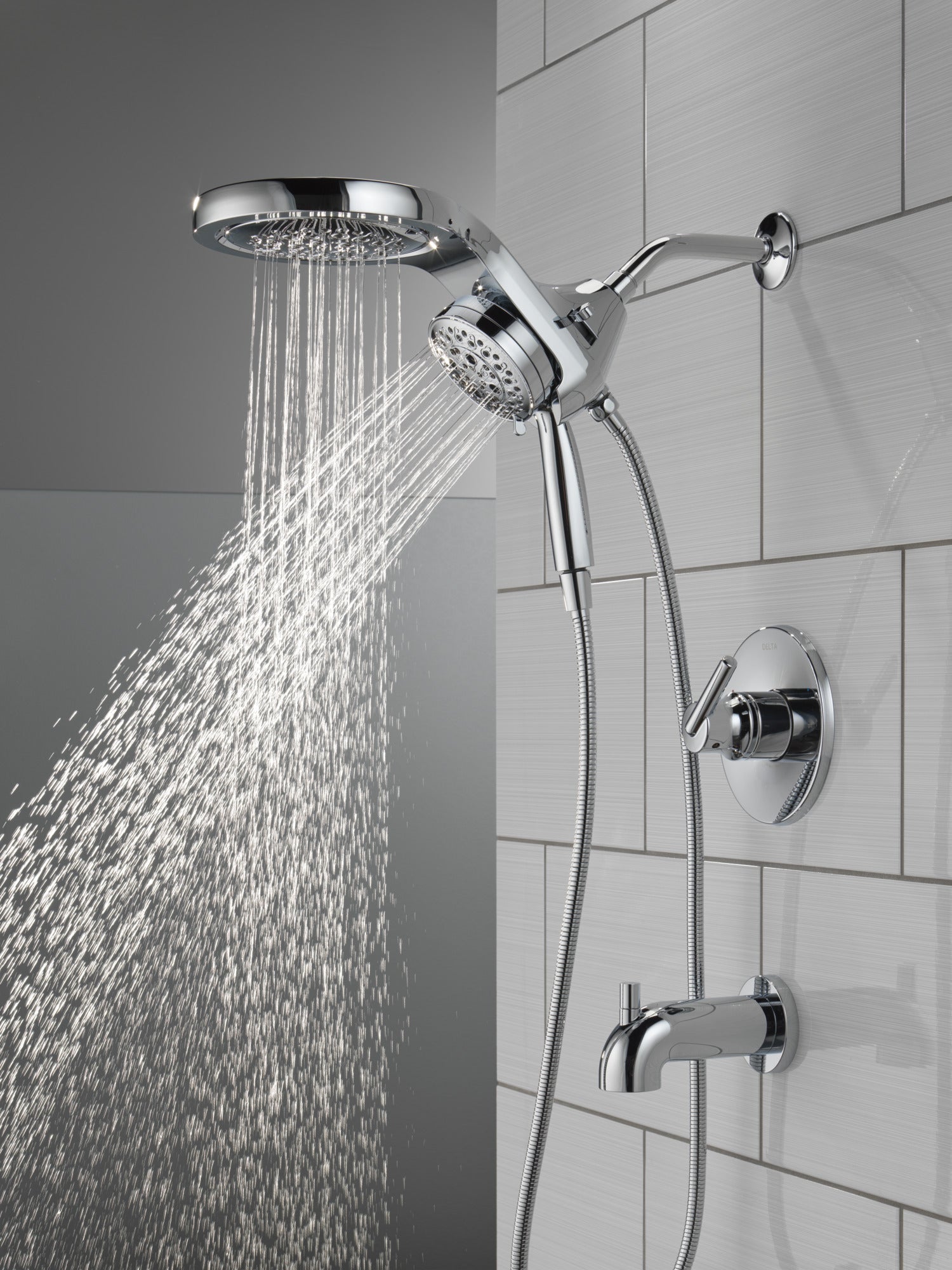 Delta Trinsic T14459 Monitor 14 Series Tub & Shower Trim - Less Head, chrome - view 2