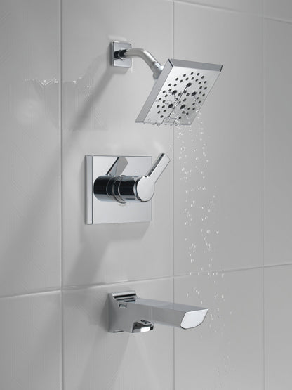 Delta Pivotal T14499 Monitor 14 Series H2OKINETIC Tub and Shower Trim, lumicoat chrome - view 3