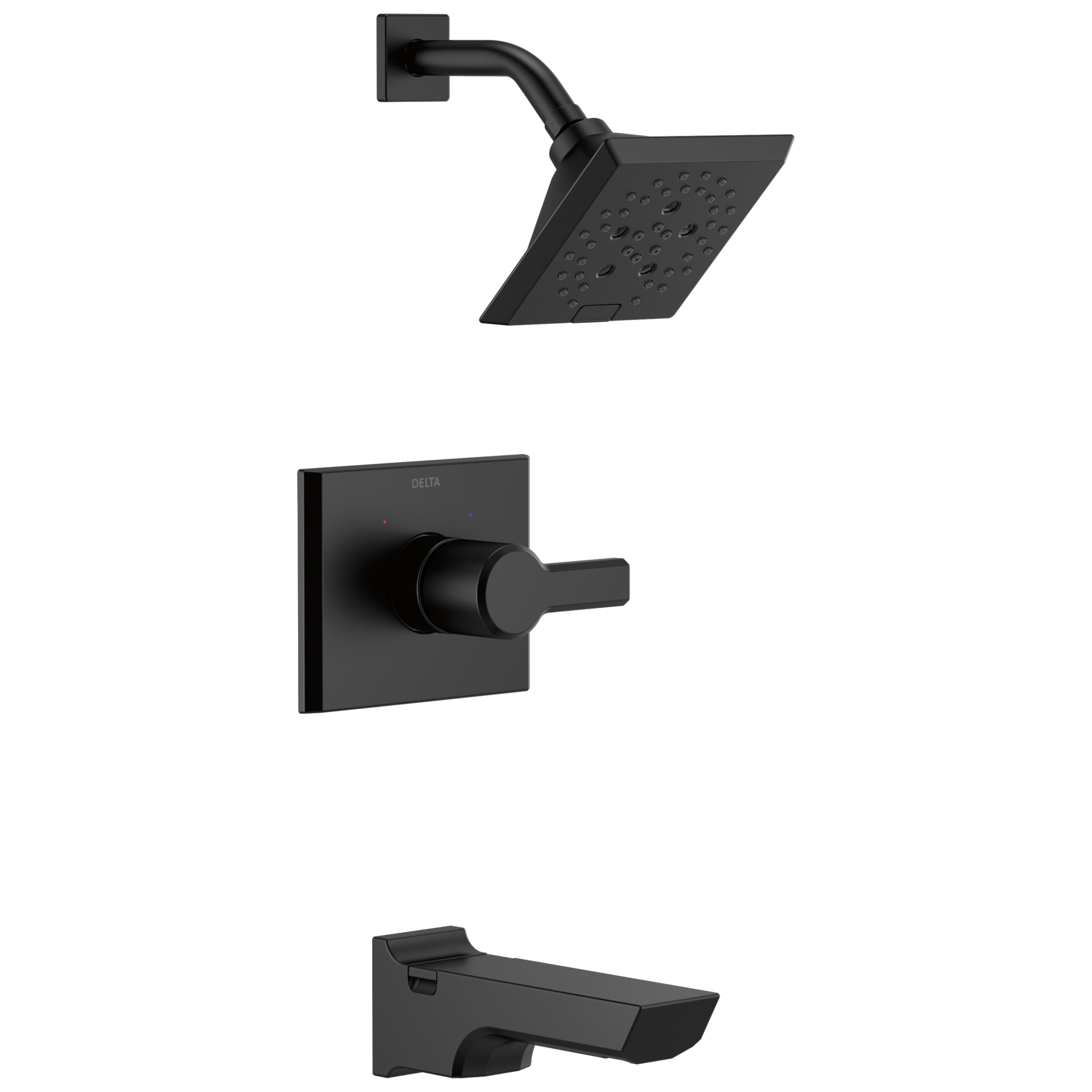 Delta Pivotal T14499 Monitor 14 Series H2OKINETIC Tub and Shower Trim, matte black