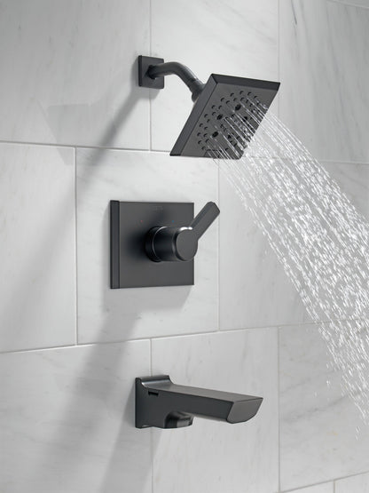 Delta Pivotal T14499 Monitor 14 Series H2OKINETIC Tub and Shower Trim, matte black - view 2