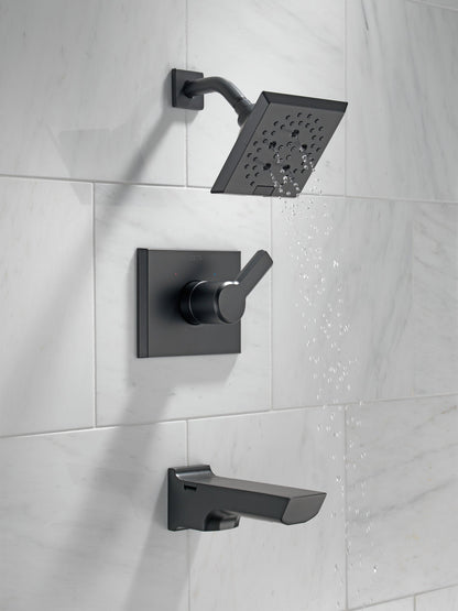 Delta Pivotal T14499 Monitor 14 Series H2OKINETIC Tub and Shower Trim, matte black - view 3