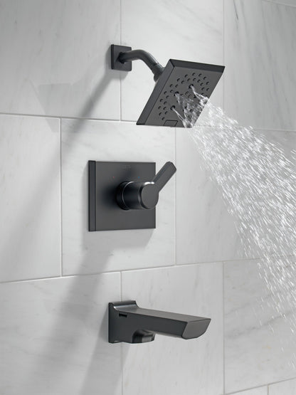 Delta Pivotal T14499 Monitor 14 Series H2OKINETIC Tub and Shower Trim, matte black - view 4