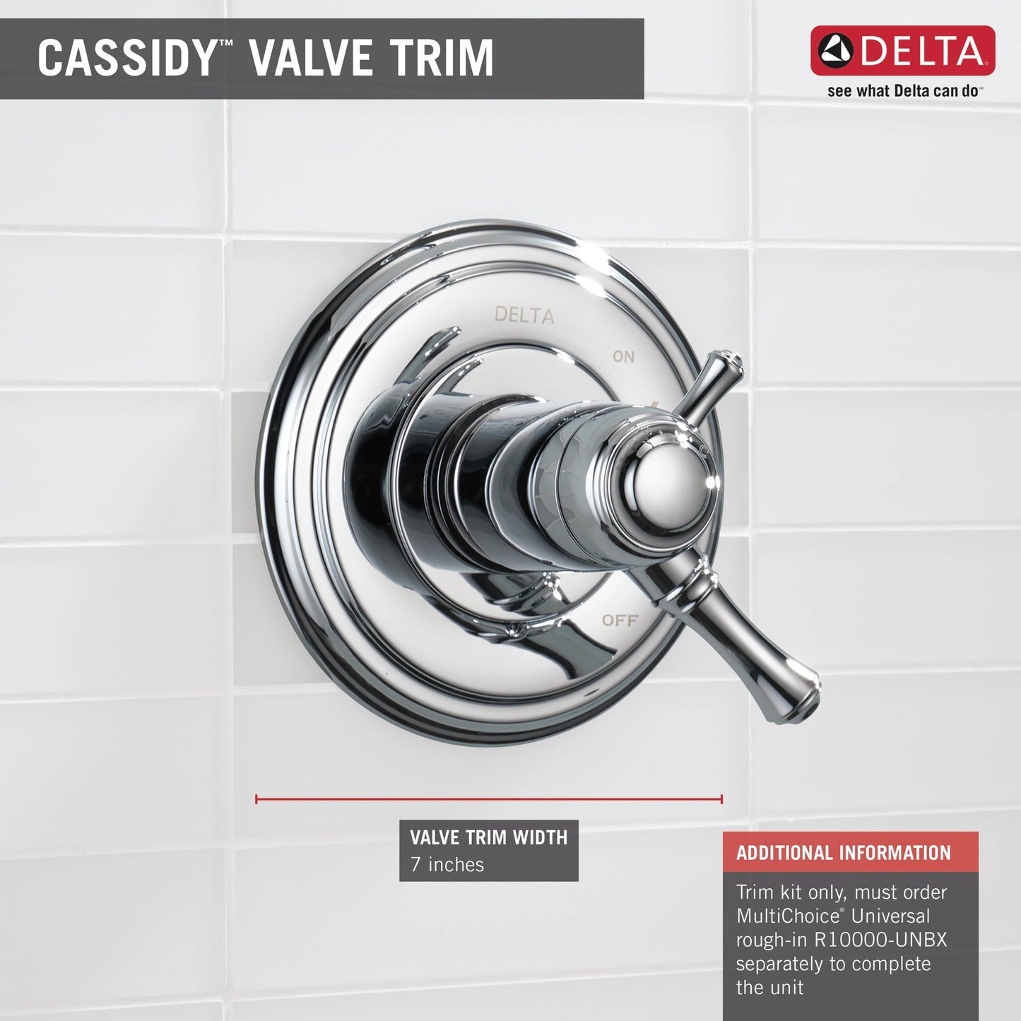 Delta Cassidy T17097 Monitor 17 Series Valve Only Trim
