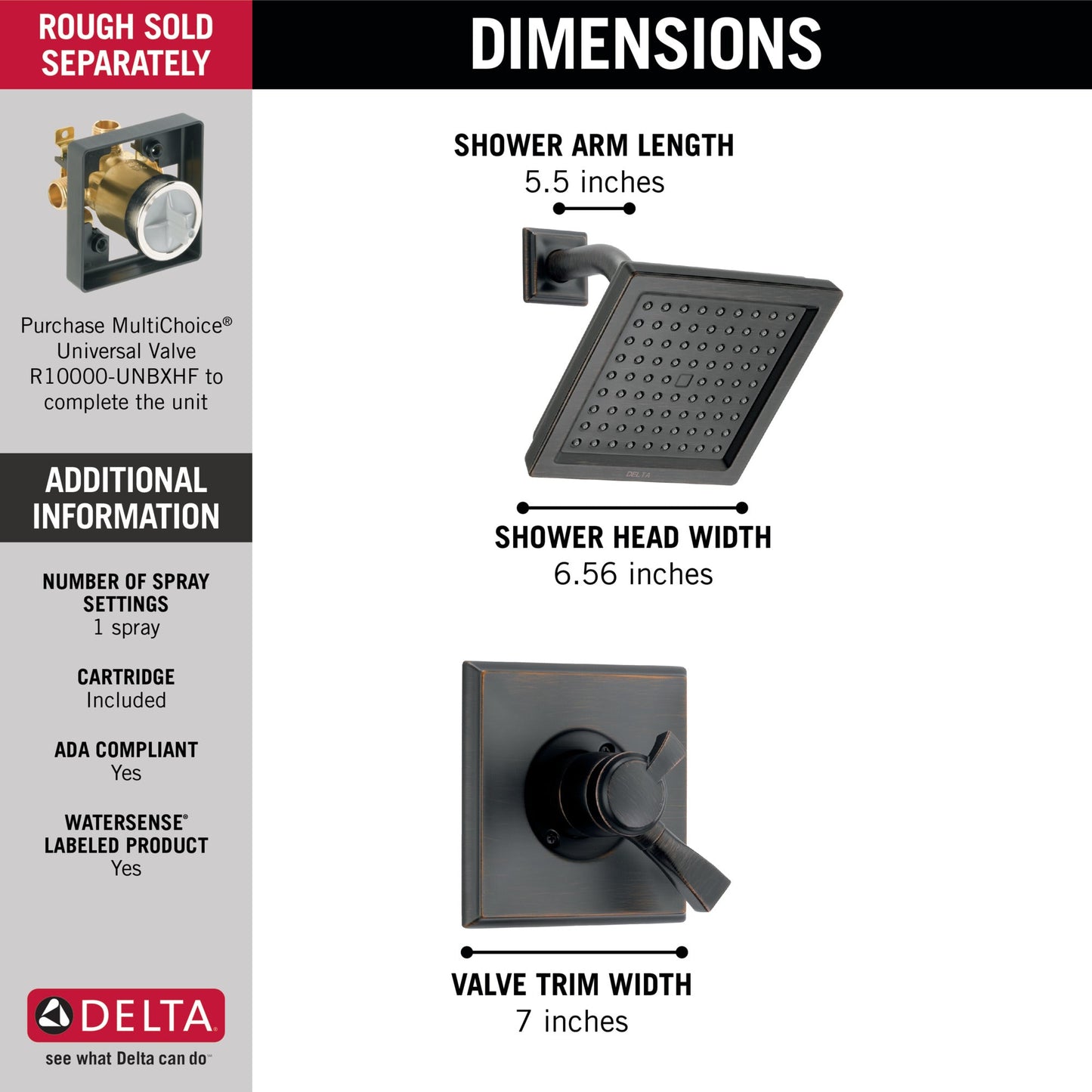 Delta Dryden T17251 Monitor 17 Series Shower Trim