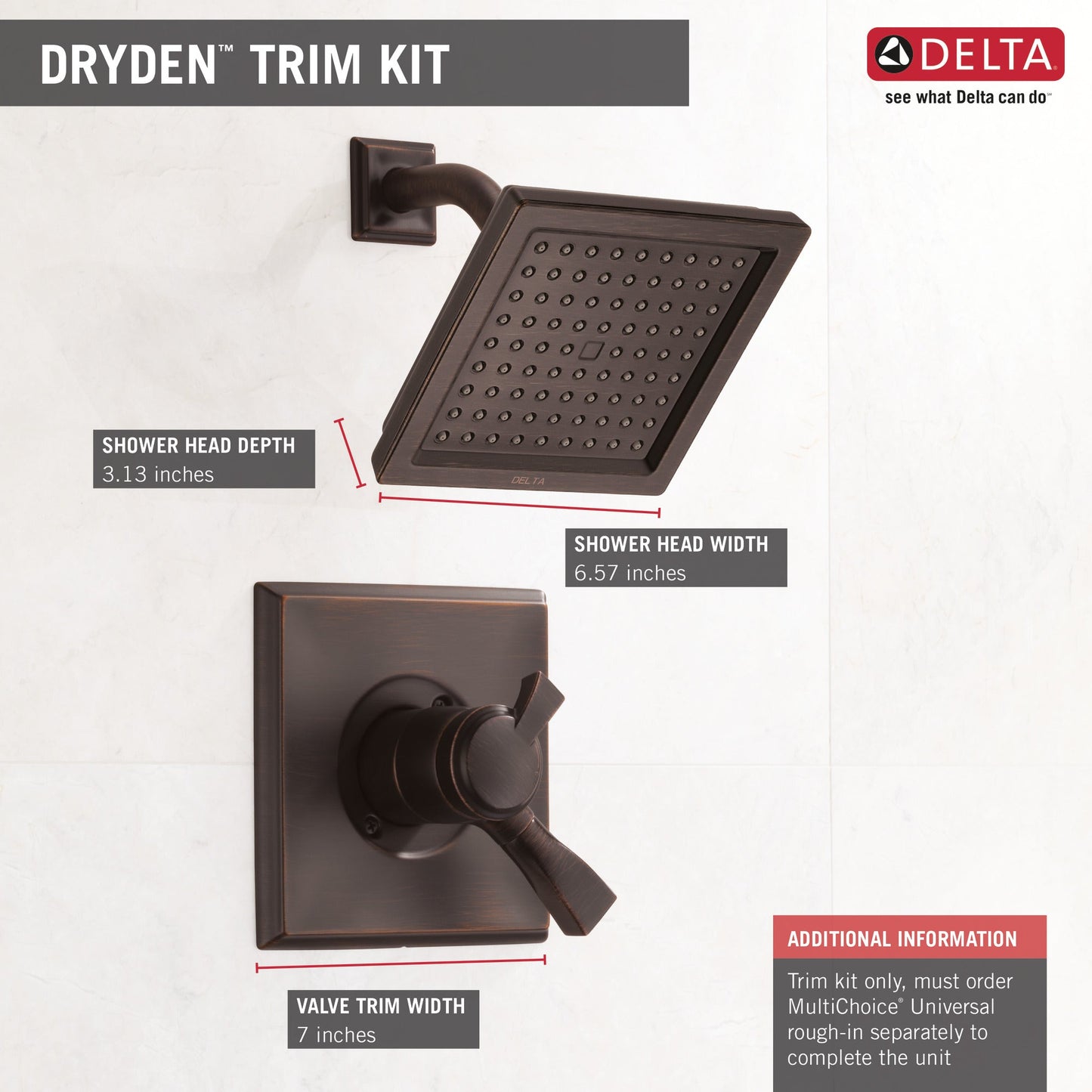 Delta Dryden T17251 Monitor 17 Series Shower Trim