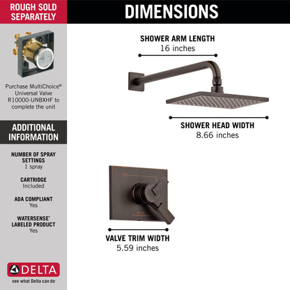 Delta Vero T17253 Monitor 17 Series Shower Trim
