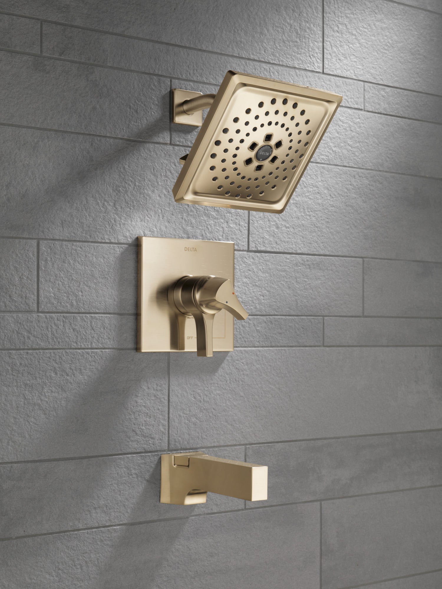 Delta Zura T17474 Monitor 17 Series H2OKINETIC Tub & Shower Trim, champagne bronze - view 2