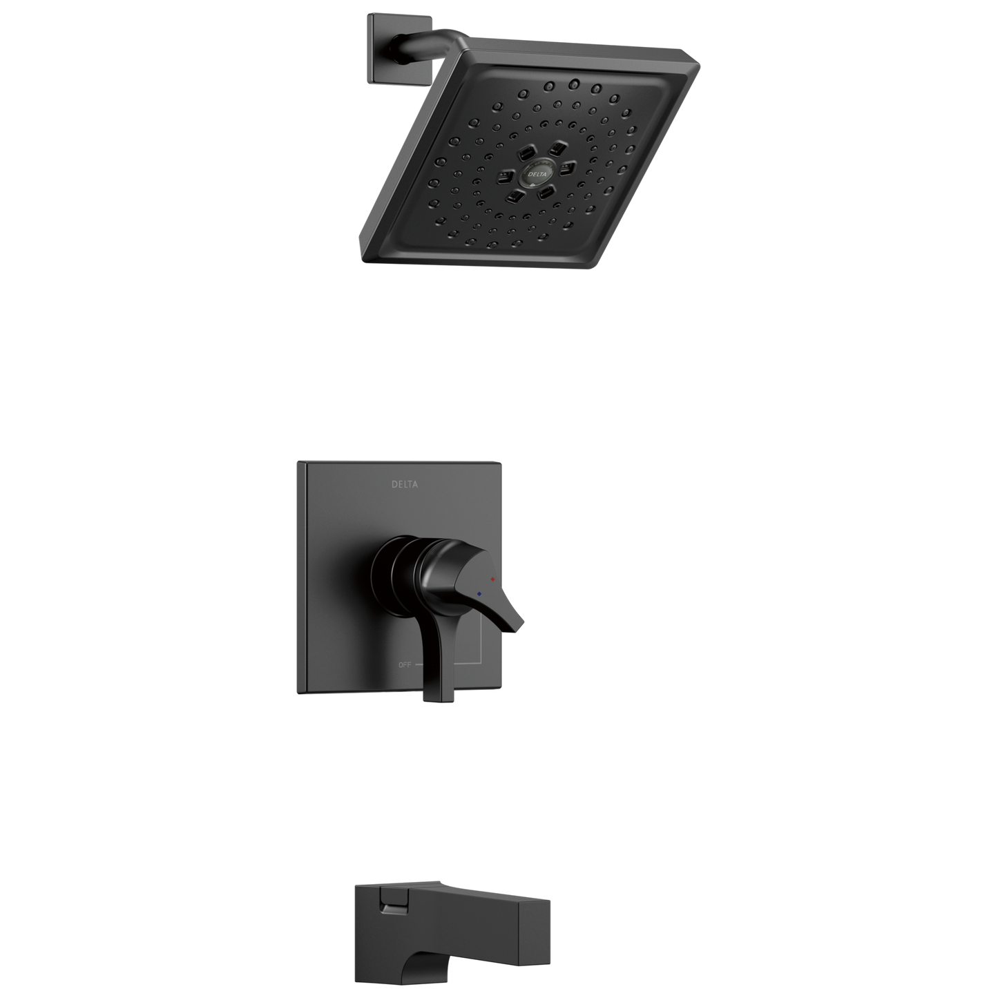 Delta Zura T17474 Monitor 17 Series H2OKINETIC Tub & Shower Trim, matte black