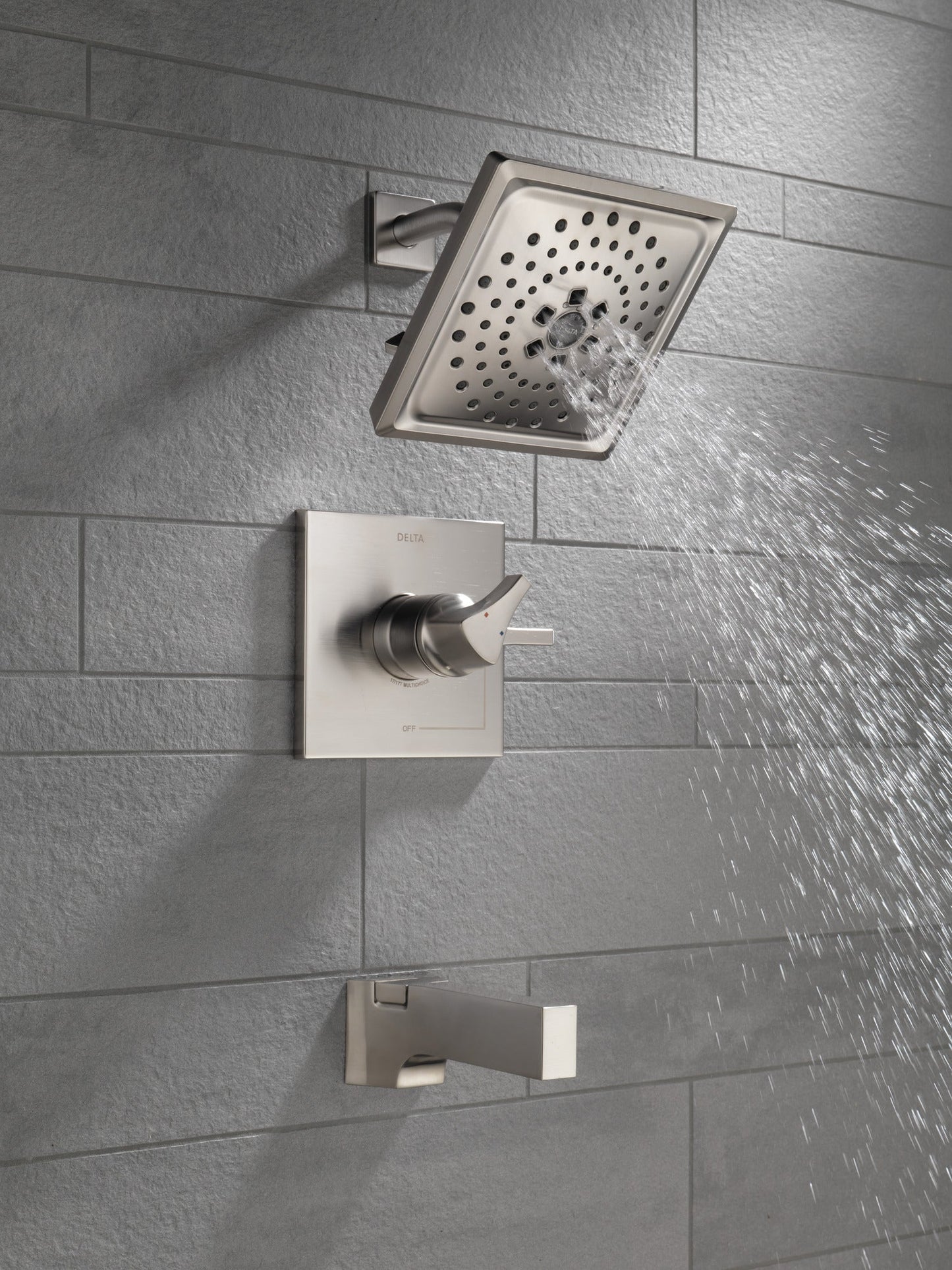 Delta Zura T17474 Monitor 17 Series H2OKINETIC Tub & Shower Trim, stainless - view 2