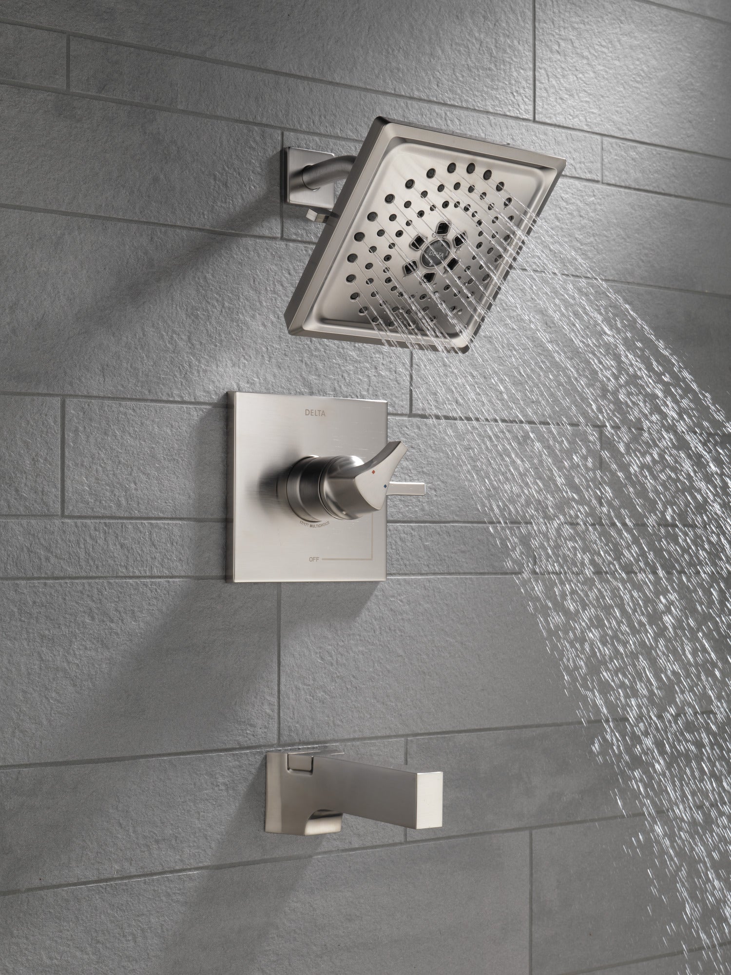 Delta Zura T17474 Monitor 17 Series H2OKINETIC Tub & Shower Trim, stainless - view 3