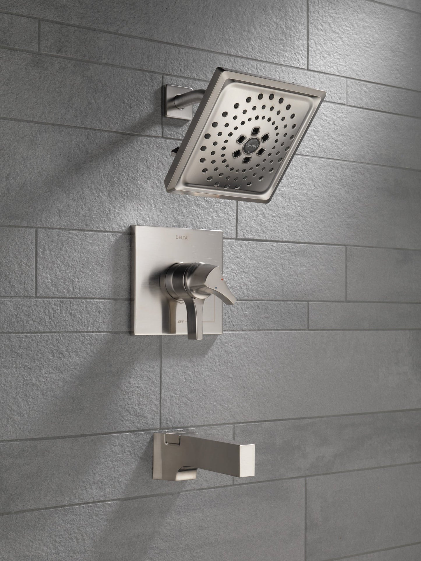 Delta Zura T17474 Monitor 17 Series H2OKINETIC Tub & Shower Trim, stainless - view 4