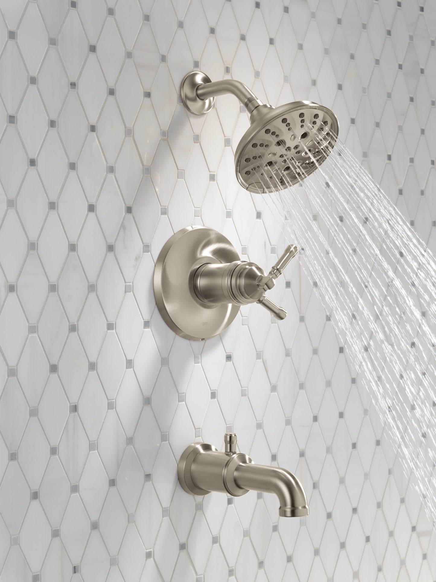Delta Broderick T17T484 17T Series Tub Shower Trim