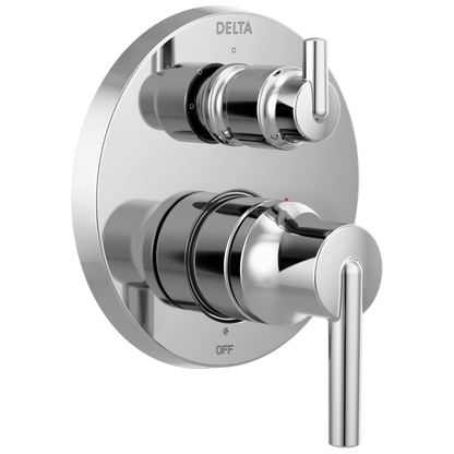 Delta Trinsic T24859 Contemporary Two Handle Monitor 14 Series Valve Trim with 3-Setting Integrated Diverter