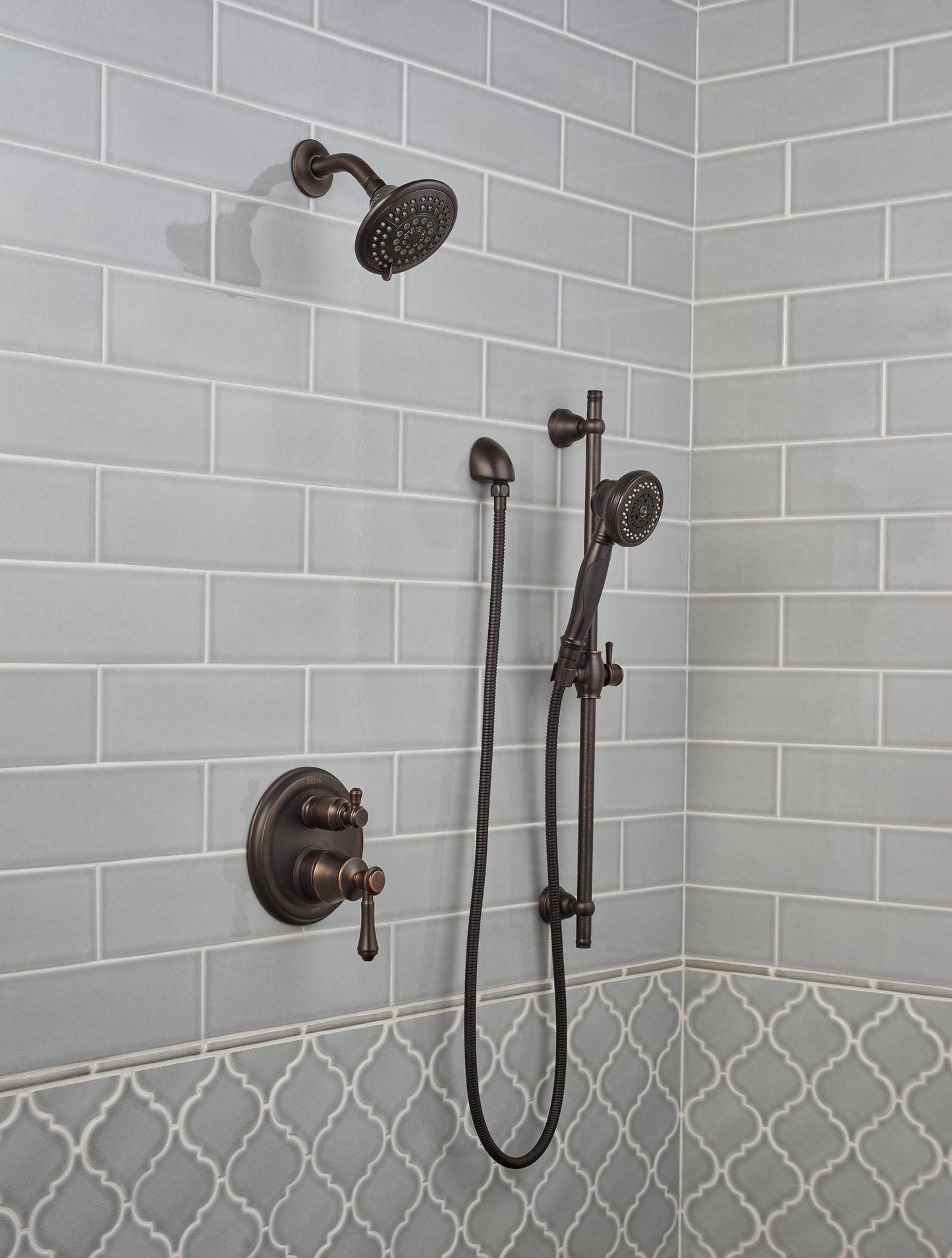 Delta Cassidy T24897 Traditional 2-Handle Monitor 14 Series Valve Trim with 3-Setting Integrated Diverter