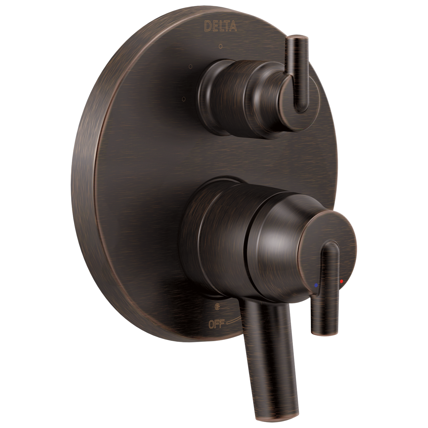 Delta Trinsic T27859 Contemporary Two Handle Monitor 17 Series Valve Trim with 3-Setting Integrated Diverter