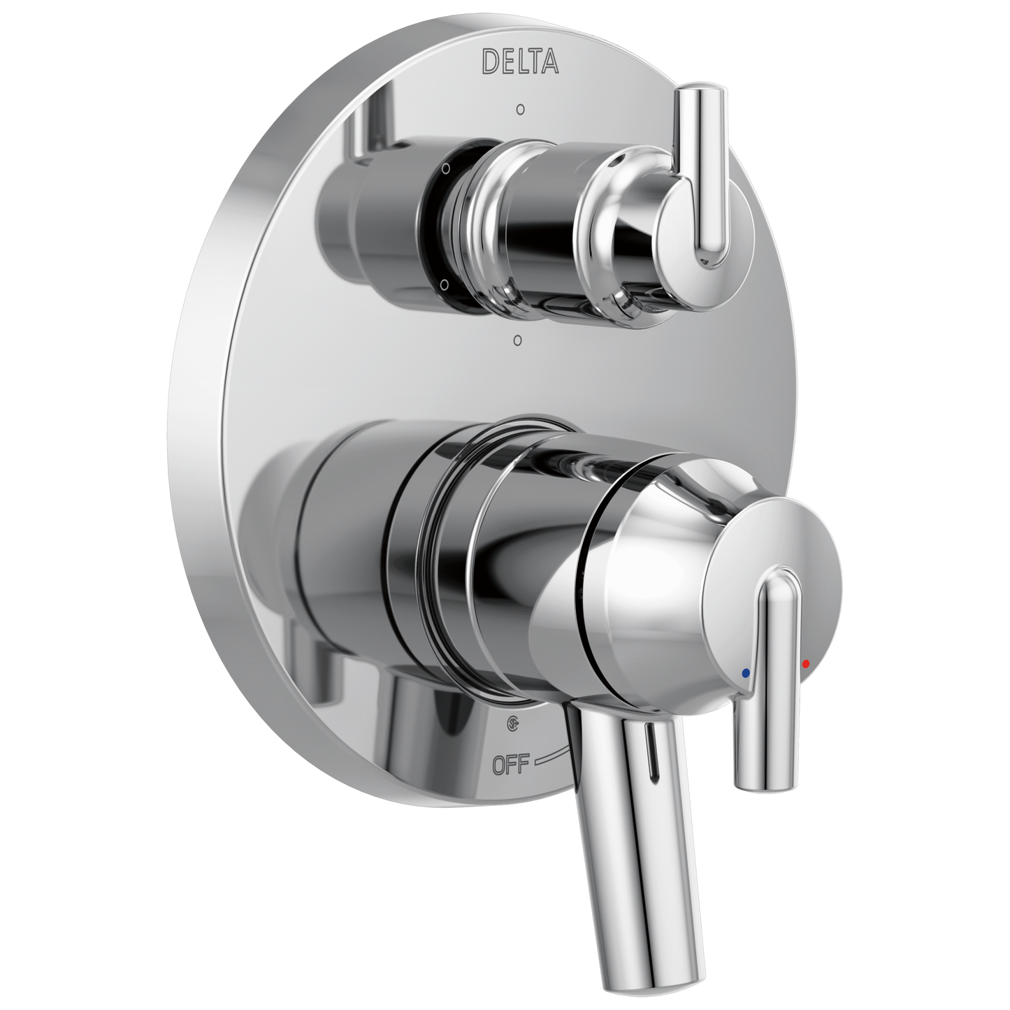 Delta Trinsic T27959 Contemporary Two Handle Monitor 17 Series Valve Trim with 6-Setting Integrated Diverter