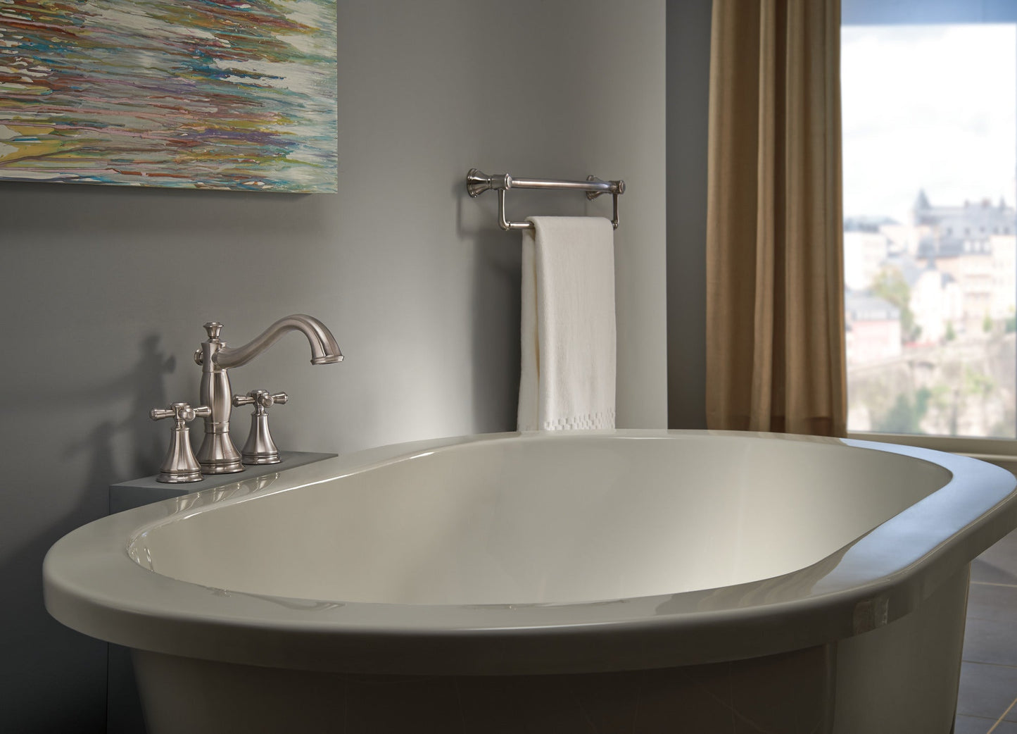Delta Cassidy T2797 Roman Tub Trim - Less Handles
