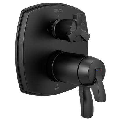 Delta Stryke:T27T876 17 Thermostatic Integrated Diverter Trim with Three Function Diverter Less Diverter Handle