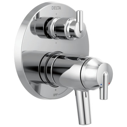 Delta Trinsic T27T959 Contemporary Two Handle TempAssure 17T Series Valve Trim with 6-Setting Integrated Diverter
