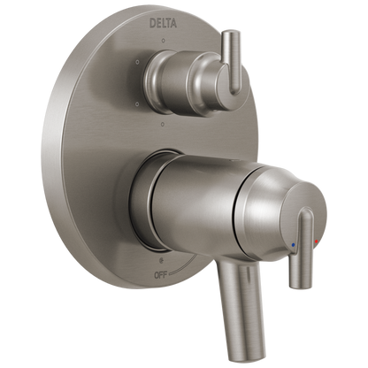Delta Trinsic T27T959 Contemporary Two Handle TempAssure 17T Series Valve Trim with 6-Setting Integrated Diverter