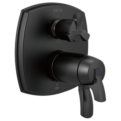 Delta Stryke:T27T976 17 Thermostatic Integrated Diverter Trim with Six Function Diverter Less Diverter Handle