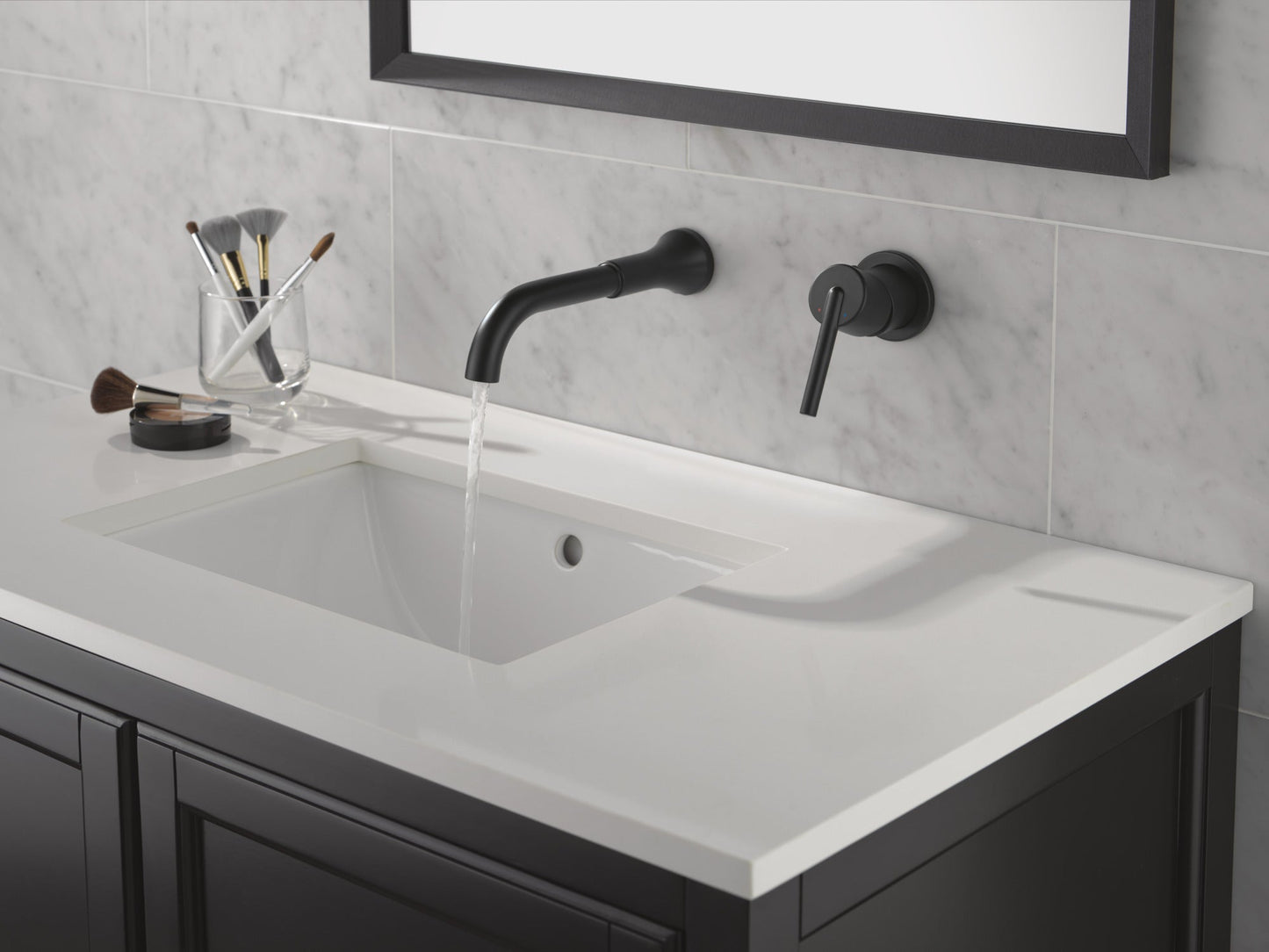 Delta Trinsic T3559LF Single Handle Wall Mount Bathroom Faucet Trim