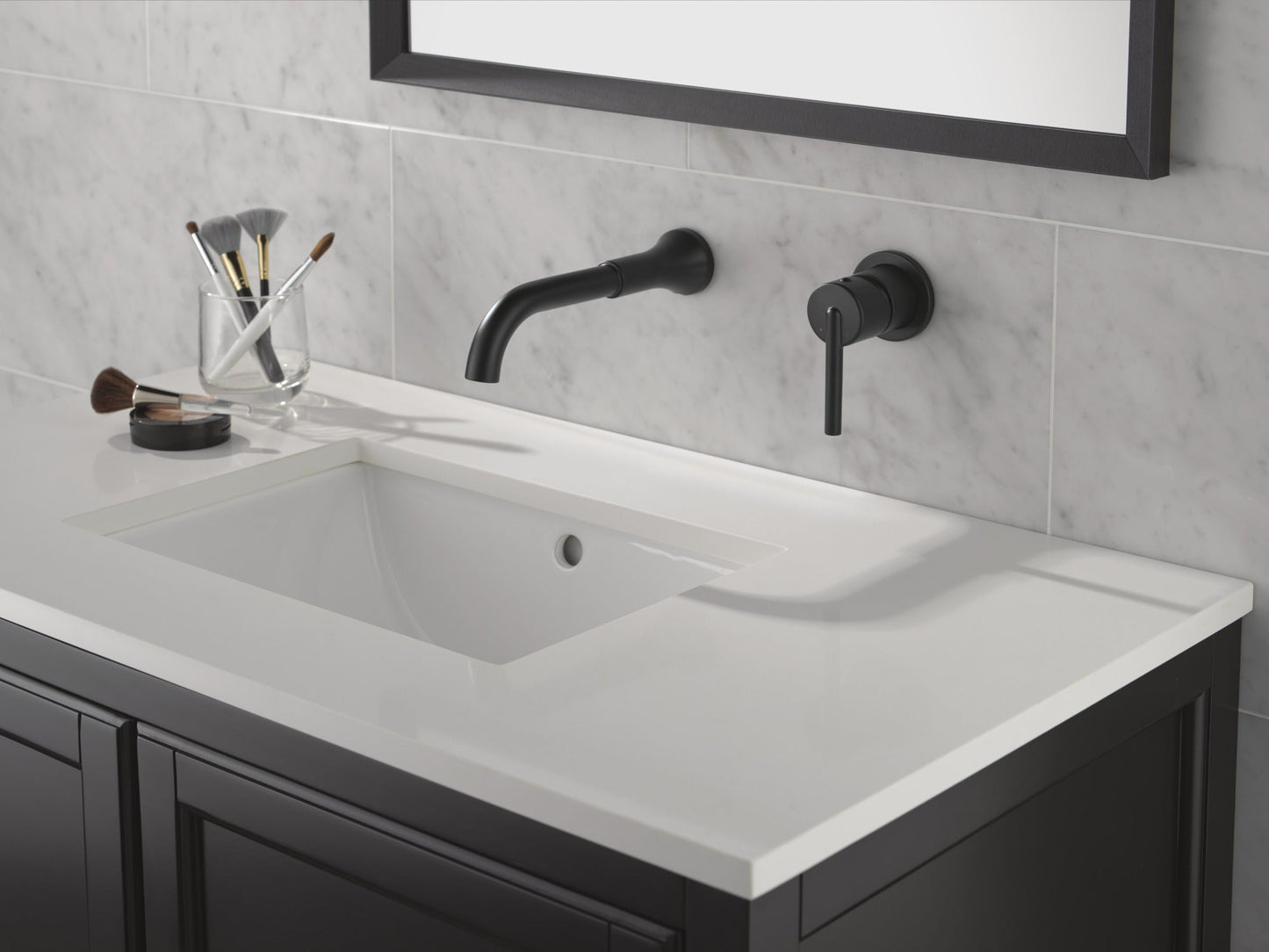 Delta Trinsic T3559LF Single Handle Wall Mount Bathroom Faucet Trim