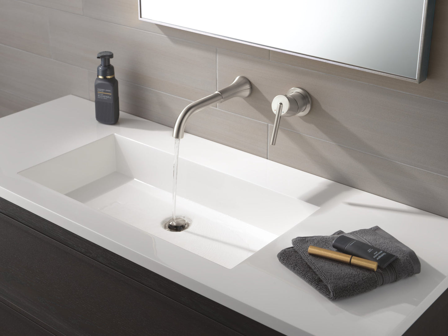 Delta Trinsic T3559LF Single Handle Wall Mount Bathroom Faucet Trim