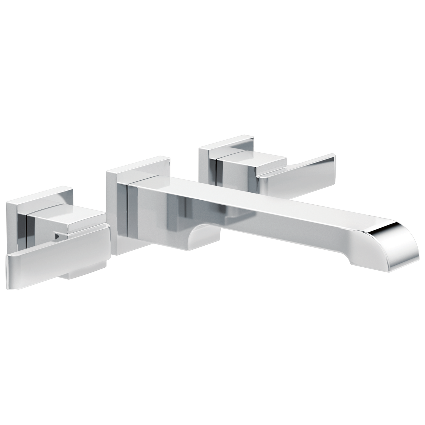 Delta Ara T3567LF Two Handle Wall Mount Bathroom Faucet Trim