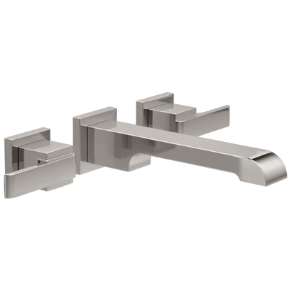 Delta Ara T3567LF Two Handle Wall Mount Bathroom Faucet Trim