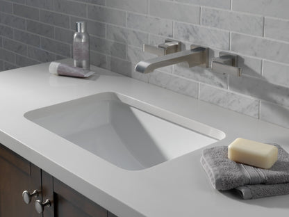 Delta Ara T3567LF Two Handle Wall Mount Bathroom Faucet Trim