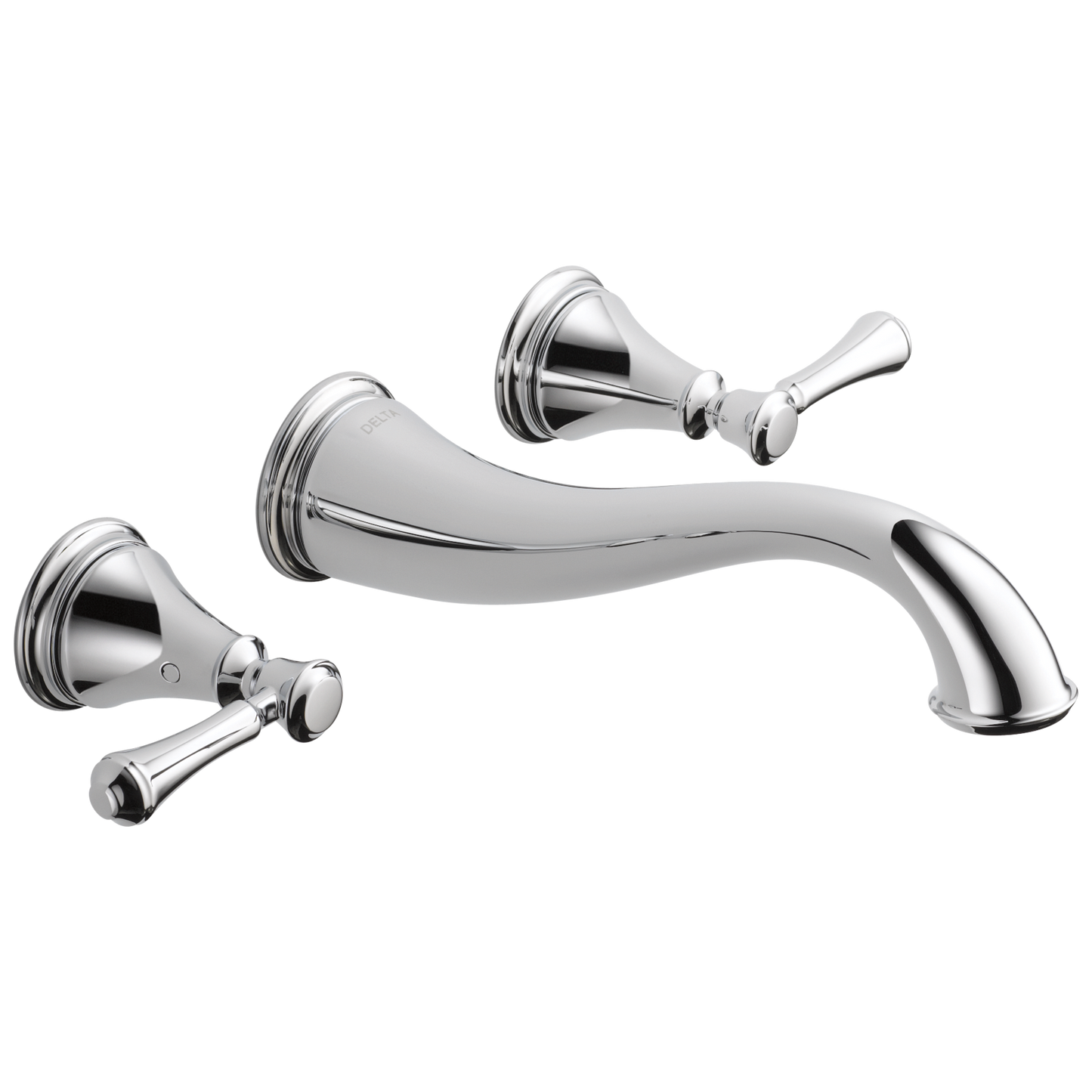 Delta Cassidy T3597LF Two Handle Wall Mount Bathroom Faucet Trim